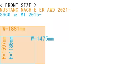 #MUSTANG MACH-E ER AWD 2021- + S660 α MT 2015-